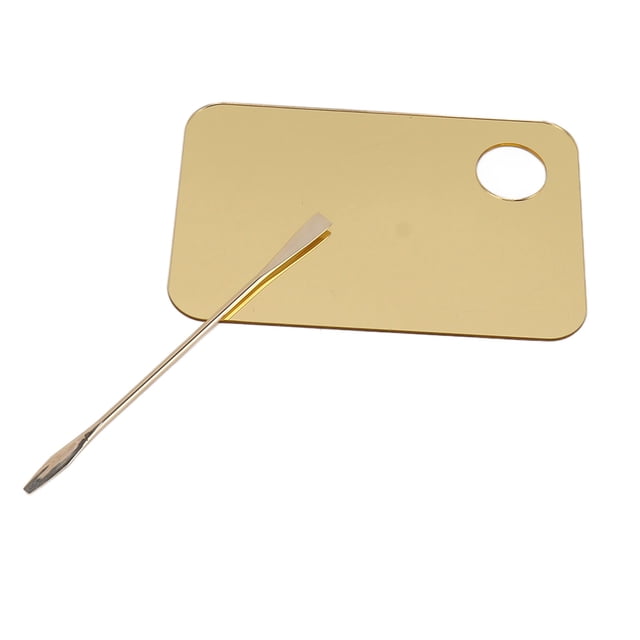 Paleta De Maquillaje Dekaim, Paleta De Mezcla De Maquillaje Acrílico Transparente, Paleta De Maquillaje Cosmético, Paletas De Mezcla De Maquillaje Con Espátula, Para Maquillaje De Uñas