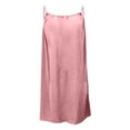 thumbnail image 4 of Avrnliq Girls Pink 100% Cotton Backless Cami Dress, Summer Casual Dress & Swimsuit Cover Up for Ages 6-14,Size 11 T, 4 of 9