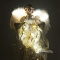 thumbnail image 5 of 16" Tall Christmas Angel Décor with Light Up Wings, Great for Table Center Piece or Under Tree Decoration, 4 Styles to Choose from, 5 of 5