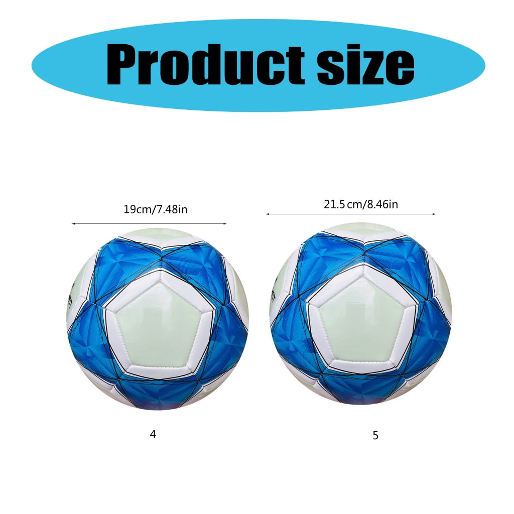 WINDLAND Night Game Bright Soccer Gift Glowing in Dark Football Light Up LED Football