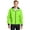 Lime Shock/ Black, variant on Sport-Tek Embossed Hooded Wind Jacket. JST53