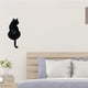 thumbnail image 4 of Reloj de pared de gato Wosthever con péndulo negro, 4 of 6