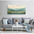 thumbnail image 2 of HFDF Floral Landscape Canvas Wall Art 30 x 58 Poppies Mountain Valley Home Decor Art Prints for Living Room Bedroom Office Ready to Hang 18x12inch Framed, 2 of 6