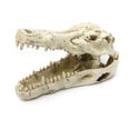 thumbnail image 2 of JUNTEX Aquarium Resin Decoration Alligator Skull Decor Hideouts Betta Cave Fish Tank Accessories for Hermit Crab Guppy, 2 of 6