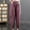 Light Purple, variant on SNKSDGM Women's Plus Womens Dress Pants for Work Wide Leg Womens Dress Pants Petite Pull on New Literary Retro Plus Size Cropped Harem Pants Lace Patch Women's and Linen Slacks