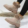 thumbnail image 5 of Daolelai Women's Thick-Soled Non- Short Plush Warm and Comfortable Snow Boots, 5 of 9