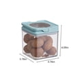 thumbnail image 4 of Airtight Food Storage Containers with Lids | 3-Piece Set for Pantry & Kitchen Organization | Stackable Plastic Canisters for Cereal, Pasta, Flour & Snacks, 4 of 4
