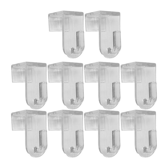 Fancyes 10X Window Hooks, Clear, Decorative, Multipurpose, Resistant to Hang The Window Decoration, Utility Hooks for The Framework of