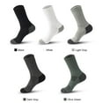 thumbnail image 6 of Weikingp Clearance! Crew Socks for Women, Wool Hiking Socks for Men Women Wool Socks with Cushion for Camping Hunting Work, Ankle Socks Men, White Socks Men Dark Gray, 6 of 9