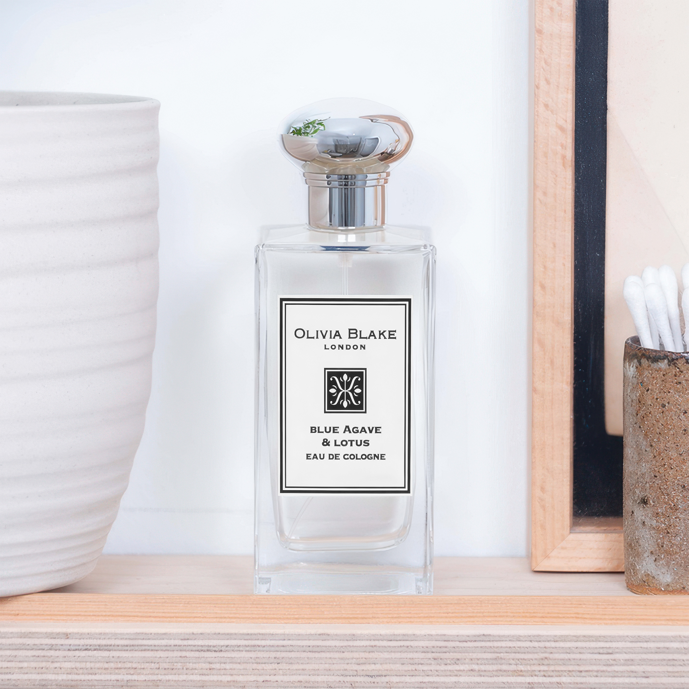 Olivia Blake Blue Agave & Lotus Perfume for Women – Fine Fragrance Eau de Cologne Spray, 100 ml/3.3 fl oz