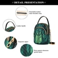 thumbnail image 5 of Women's Crossbody Handbags Shoulder Handbag Multi Pocket Crossbody Bag Dark Forest with Green Eyes, 5 of 7