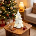 thumbnail image 5 of Vintage Lighted Christmas Tree Figurine with Warm LED Glow for Tabletop Holiday Decor, 5 of 8