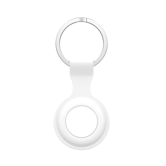 Étui de Protection en Silicone Anti-Perte pour Traqueurs de Localisation Apple Airtags avec Boucle de Suspension
