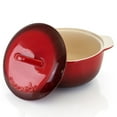 thumbnail image 3 of Crock-Pot Artistan 2.3 Quart Round Stoneware Casserole with Lid in Red, 3 of 5