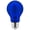 Blue, variant on Sunlite LED Filament A19 Yellow E26 Base 4.5W (60W Equivalent) Dimmable Light Bulb, 2 Count