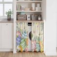 thumbnail image 6 of Easter Eggs Kitchen Curtains 45 Inch Length, Farmhouse Spring Botanicals Plants Butterfly Tiers Curtains for Bathroom Bedroom Cafe, Light Filtering Small Window Treatment Drapes 2 Panels 42"Wx45"L, 6 of 8