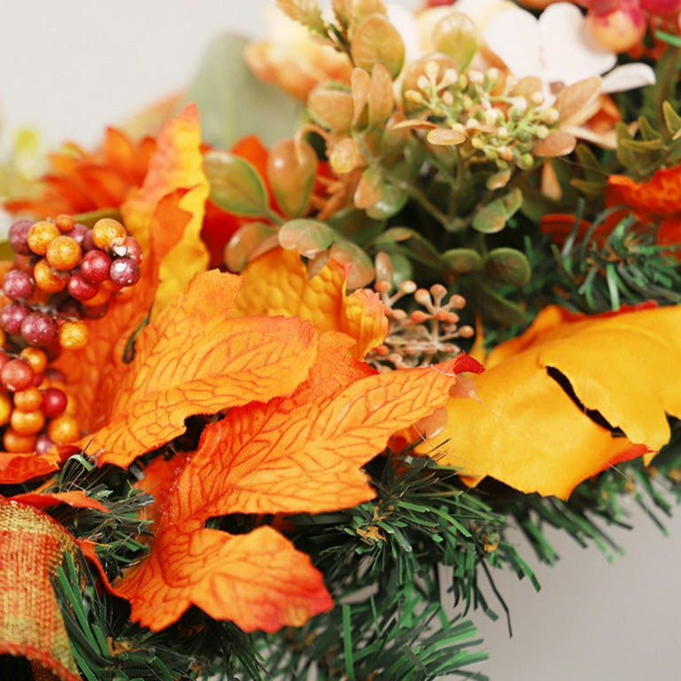 Cotton garland autumn