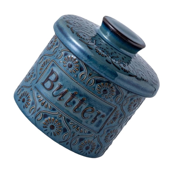 kurtrusly Classic Butter Bowl With Water Line Effortlessly Stores Butter In Style Kitchen Upgrade Crocks