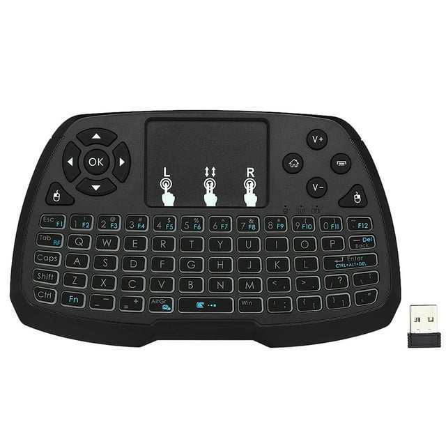 Amdohai 2.4GHz Wireless Keyboard Touchpad Mouse Handheld Remote Control for Android TV BOX Smart