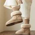 thumbnail image 3 of 5 Pairs Womens Merino Wool Socks Hiking Warm Winter Thick Thermal Crew Cozy Cabin Ladies Gift Comfy Boot Work Socks, 3 of 7