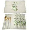 thumbnail image 2 of Vintage Country Plants Lilies Table Mat Wedding Holiday Party Dining Table Placemat Kitchen Accessories Table Napkin, 2 of 5