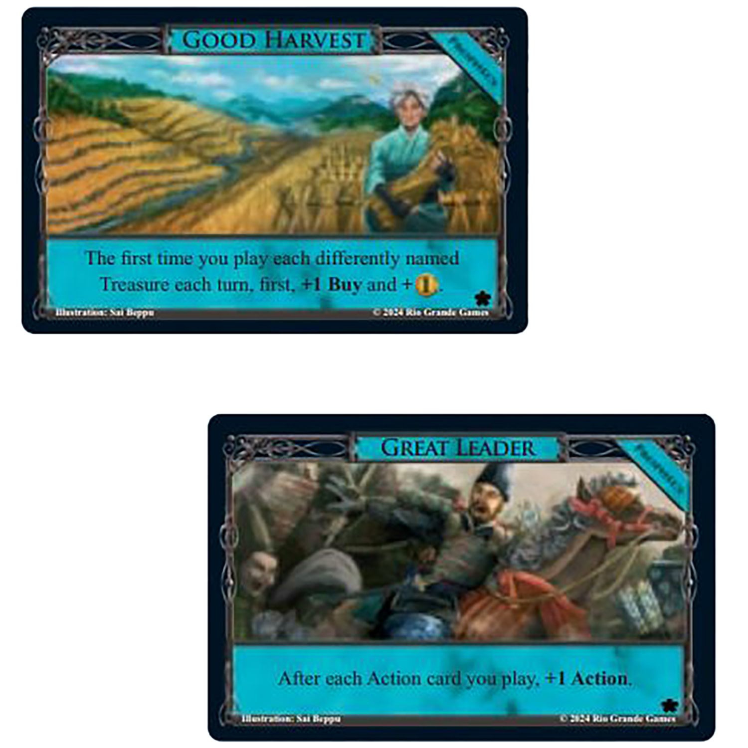 Rio Grande Games: Dominion: Rising Sun Expansion - Strategy Board Game, Sea Merchant & Trading Game, New Cards & Piles, Ages 14+, 2-4 Players, 30 Min