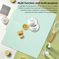 thumbnail image 3 of Dish Drain Mat, Silicone Multi Functional 40.5x50.5cm Pet Feeding Mat Non Slip Dish Drying Mat  for Household, 3 of 7