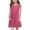 A-Hot Pink, variant on Jinhomg Sleeveless Summer Dress for Girls Casual Solid Midi Tank Dresses with Pockets Black 5 Years