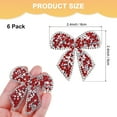 thumbnail image 3 of Uxcell 6-Pack Parches de Strass en Forma de Lazo de 6cm Adhesivos Brillantes para DIY/Ropa/Zapatos/Bolsa, 3 of 7