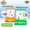 thumbnail image 2 of Juego portátil YoYa Toys en miniatura Aqua Arcade con lanzamiento de anillos de pesca y baloncesto, 2 of 8