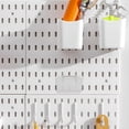 thumbnail image 3 of Raindrops 6pcs Pegboard Bins Kit Pegboard Parts Storage Tool Peg Borad Workbench Bins Organize Hardware Attachments Accessories, 3 of 7