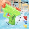 thumbnail image 3 of CHENjy Mini Water Blaster, Transparent Squirt Toy for Adults, Compact Water Blaster for Beach and Backyard Fun, Green, 3 of 7