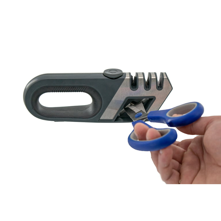 DuoDrix Adjustable 4 in 1 Manual Knife and Scissor Sharpener - Vysta Home