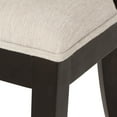 thumbnail image 2 of GDF STUDIO Monita Indoor Contemporary Upholstered Birch Wood Dining Chairs, Set of 2, Beige Fabric and Walnut, 2 of 7