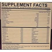 EAS Original MYOPLEX Maximum Muscle Builder - Meal Replacement Protein Mix - Double Rich Chocolate - 20 Individual Packets - Quality Protein Blend - 42g Per Serving - Vitamins, Minerals, Fiber,...