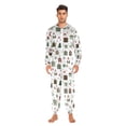thumbnail image 5 of Adult Christmas Onesie Santa Claus Gifts Zipper One-Piece Pajamas Unisex with Pockets, 5 of 6