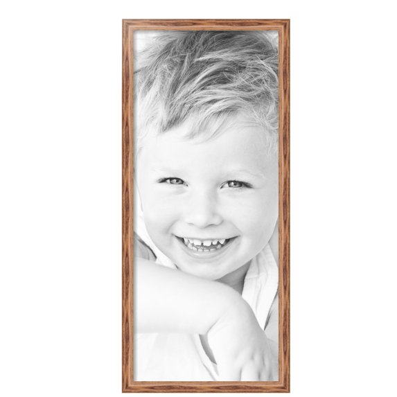 ArtToFrames 16" x 38" Honey Picture Frame, 16x38 inch Brown Wood Poster Frame (WOM-4085), Pack