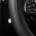 thumbnail image 3 of Antislip Grip Car Steering Wheel Cover Breathable Fit for Most Vehicles, 3 of 9