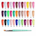 thumbnail image 3 of Cream Uv Gel Polish with Brush - 12Pcs*8Ml Solid Color Gel Nail Polish Set, Removable Salon Collection, Nail Polish Easter Mother'S Day Nail Care Makeup Organizers, 3 of 8