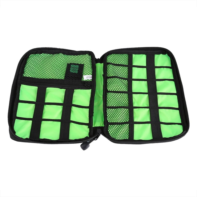 Bolsa de viaje digital BuyWeek organizador de almacenamiento digital portátil Con USB color Negro
