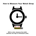 thumbnail image 5 of 22mm Leather Watch Strap Band Deployment Clasp Buckle, 5 of 5