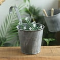 thumbnail image 6 of Travelwant 5Pcs Hanging Flower Pots Metal Iron Bucket Planter for Railing Fence Balcony Garden Home Decoration Flower Holders with Detachable Hooks, 6 of 7