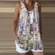 thumbnail image 1 of Chaleco de blusa con estampado de tops sin mangas con tirantes casuales de moda de encaje para mujer Pompotops qyievc2236, 1 of 7