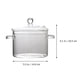 thumbnail image 5 of Tazón de vidrio transparente para fideos con tapa, olla de vidrio resistente a altas temperaturas para gachas (1350 ml), 5 of 8
