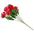 thumbnail image 2 of Bgsha 11Head Carnation Artificial Flowers Plastic Fake Plants Home Party Wedding Decor, 2 of 9
