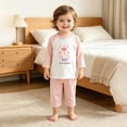 thumbnail image 2 of sdbrld Unisex Kids 3D Cartoon Print Two Piece Casual Suit Round Neck Long Sleeve Top Regular Long Pants,Sizes 120, 2 of 8