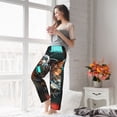 thumbnail image 5 of Kdxio Women's Comfy Stretch Futuristic Robot Hummingbird Print Drawstring Pajama Pants-Large, 5 of 5