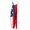 Z9-Red-patriotic overalls, variant on American Flag Overalls Women with Pocket Sleeveless Casual Linen Jumpsuits Retro Red White and Blue Wide Leg Rompers Jumpers