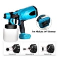 thumbnail image 3 of 800ML Cordless Electric Spray Gun Portable Household Disinfection Easy Adjustbale Knob Paint Sprayer For 18V Battery ,Precision Control, 3 of 6