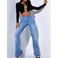 thumbnail image 4 of Flare Jeans for Women Women's Bootcut Bell Bottom Jeans High Waisted Stretch Slimming Bell Bottoms Jeans, 4 of 8